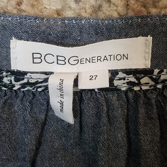 BCBGeneration denim look mini skirt - Picture 2 of 2